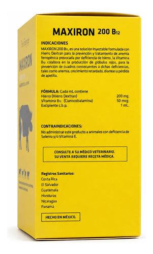 Maxiron 200 B12 - Hierro Dextran Vitaminado 100 Ml