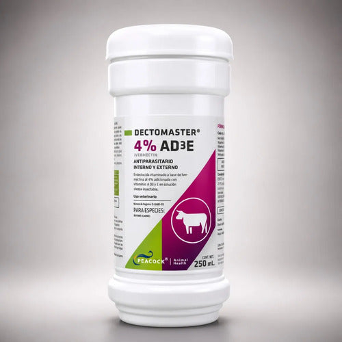 Dectomaster 4% Ade, Desparasitante Ivermectina 4% Con Ad3e
