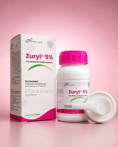 Zuryl 5% 250ml - Coccidicida, Toltrazuril  Oral Saborizado