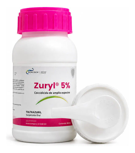Zuryl 5% 250ml - Coccidicida, Toltrazuril  Oral Saborizado